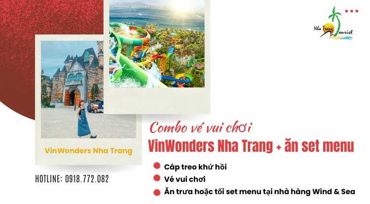 Combo vé vui chơi Vinwonders Nha Trang + ăn set menu